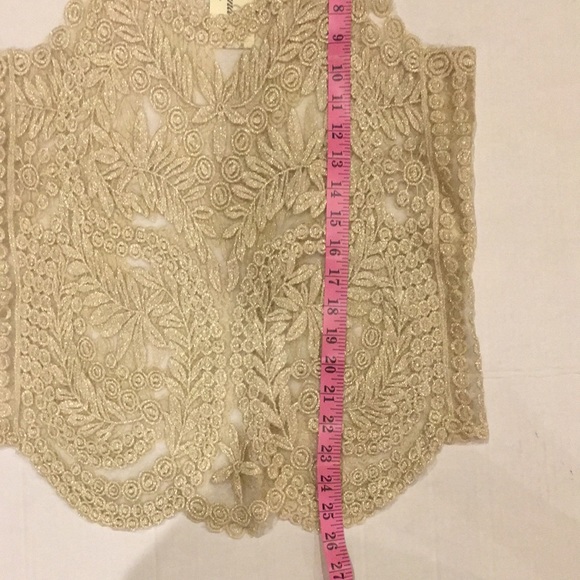 BANANA  L  Sleeveless Shear Gold Cami Top NEW WITH BRAND TAG. 100% Cotton - Picture 9 of 16